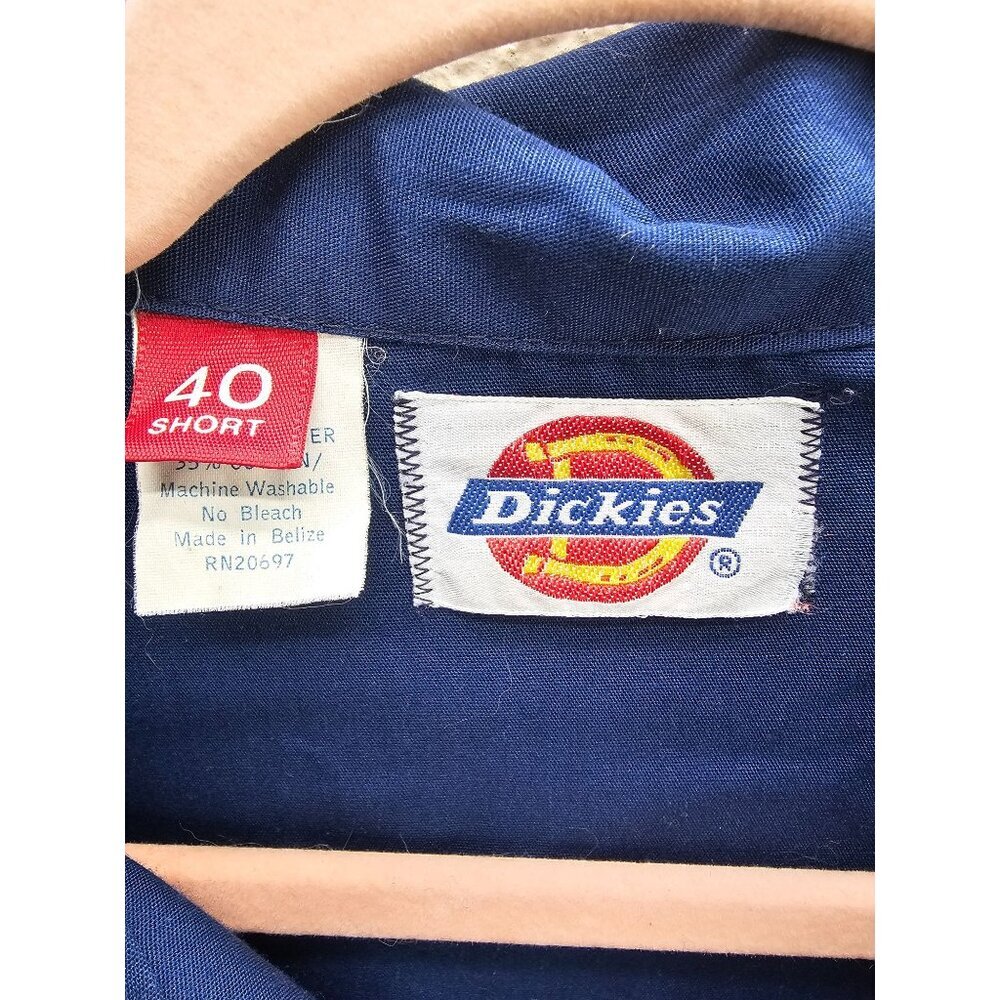 Dickies Vintage 80s Coveralls Work Wear Short Sleeve 40 Short - Picture 6 of 10